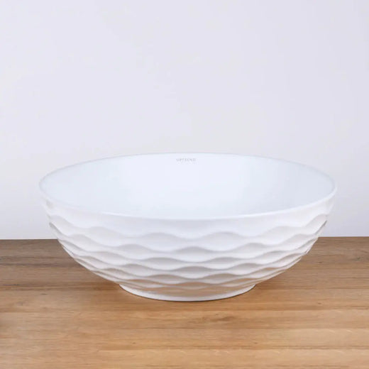 witte ronde waskom