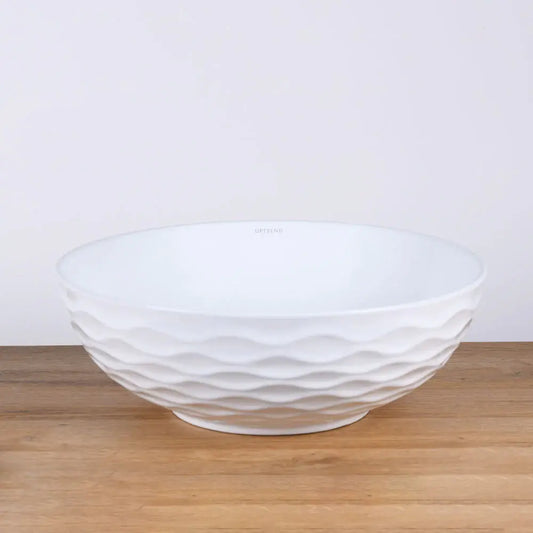 witte ronde waskom