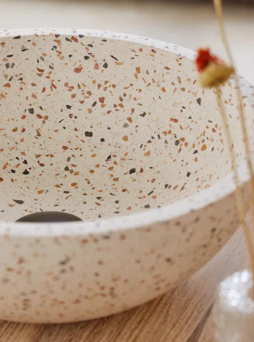 terrazzo waskom rond