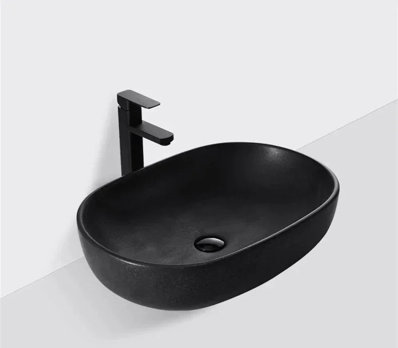 solid surface waskom zwart