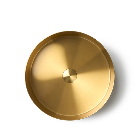 waskom goud rond
