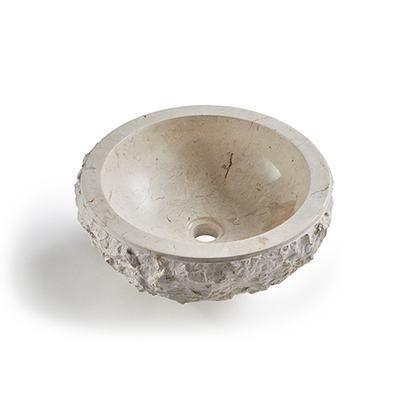 Natuurstenen Waskom Aruba Beige 40x40x15 cm