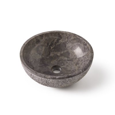 Natuurstenen Waskom Acores Grijs 40x40x15 cm