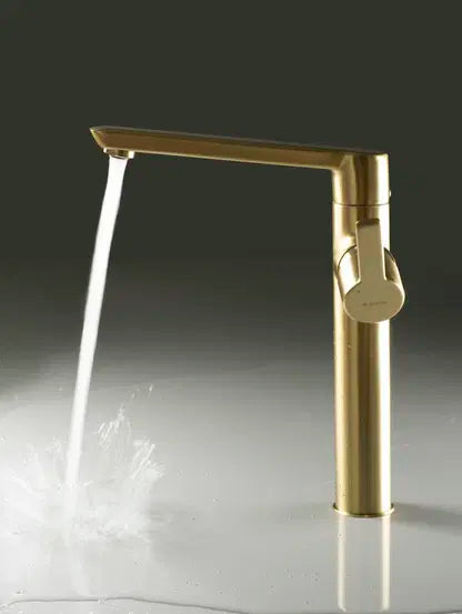 gouden kraan geschikt voor waskom badkamer en toilet