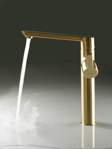 gouden kraan geschikt voor waskom badkamer en toilet