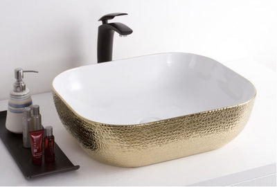 Keramische Waskom Grazia Goud 50x40x14 cm